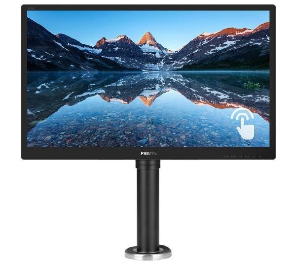 Atdec Height Adjustable Stand &Amp; Philips 242B9T 24" 16:9, FHD 1920X1080 Ips Business Touch Monitor, 60Hz,VGA, Dvi, Hdmi, DP, USBHub, Speakers