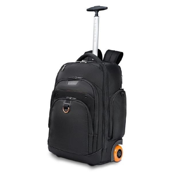 Everki Atlas Wheeled Backpack Eco 13-Inch To 17.3-Inch Adaptable Compartment, Made From Plastic Bottles