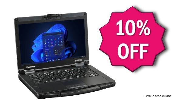 Panasonic Toughbook 55 MK3 I5-1345U, 16GB, 512GB SSD Opal, 14" HD, VGA+Serial+USB3.1, W11P, 3YR WTY