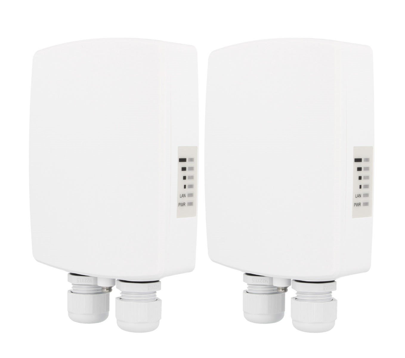 LigoWave | LigoVision 5-15Ac Wireless Bridge Kit – Pre-Configured 5GHz Outdoor Kit For CCTV & PTP/PTMP Applications | 15dBi Antenna, Dual Ethernet Ports