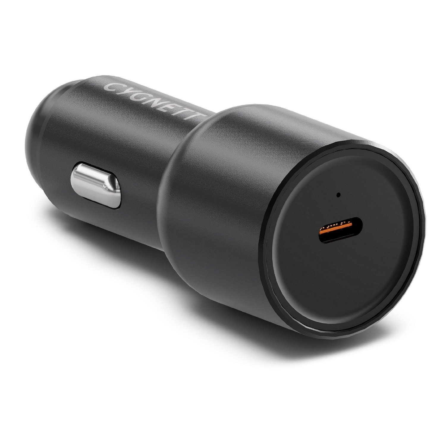 Cygnett CarPower 65W Usb-C Car Charger - Black (CY4708CYCCH), Aluminium Alloy Finish, Led Charge Indicator, 2 Years Warranty