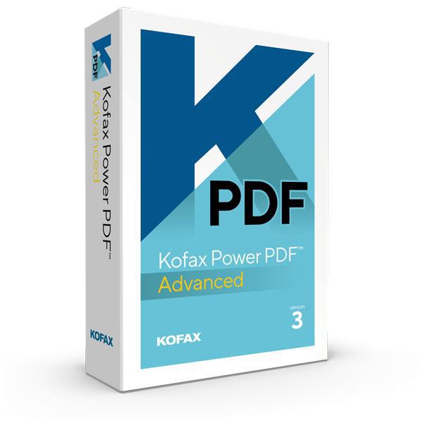 Kofax Power PDF v. 3.0 Advanced - License - 1 User