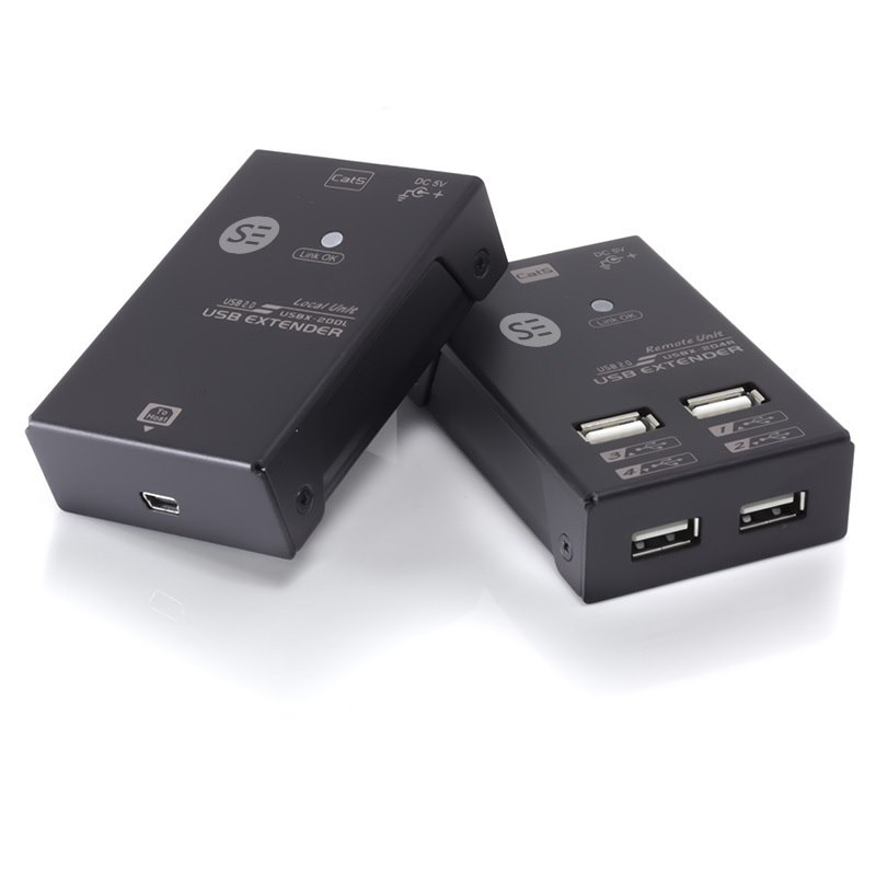 Serveredge Usb 2.0 4-Port Rangeboost Ethernet - 50Meters 4-Port Usb Extender Over Cat5e/Cat6 Cable