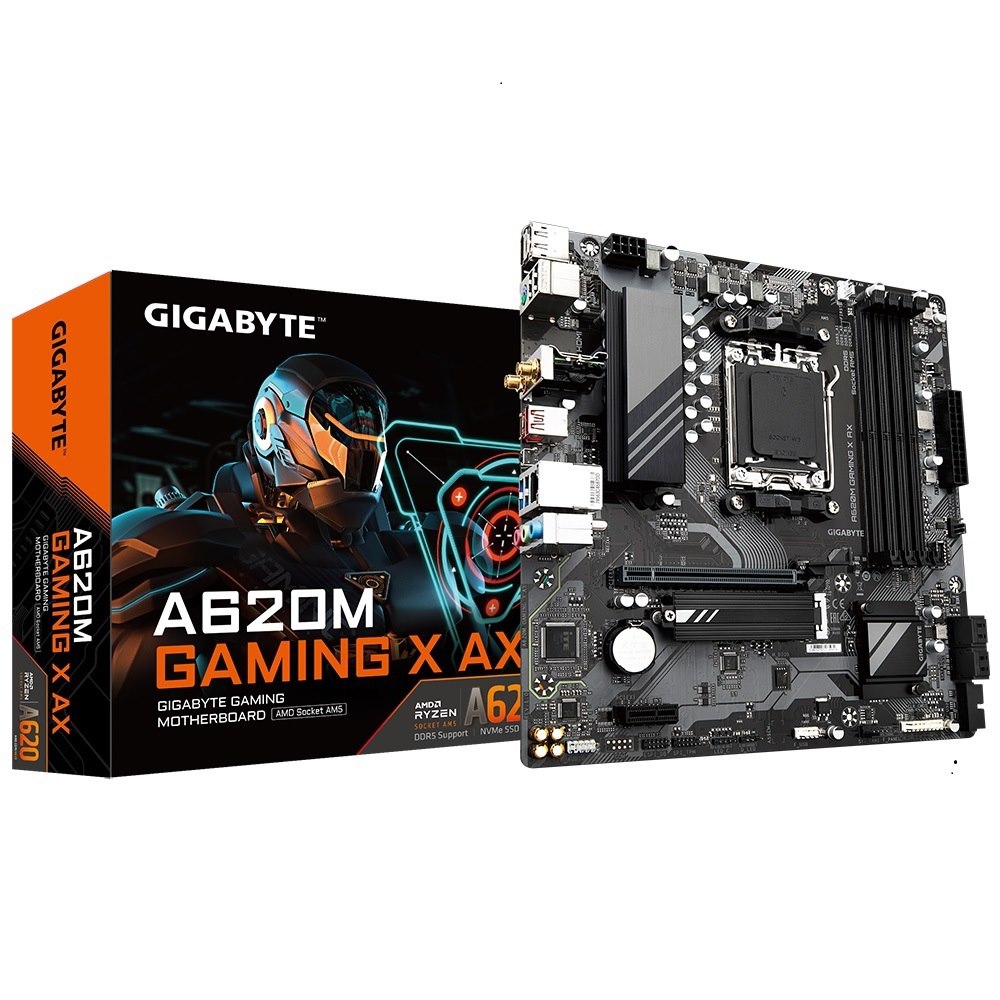 Gigabyte B650M K MB, Am5, X4 DDR5, 4X Sata, 2X M.2, Usb3.2, Usb-C, Uatx, 3YR WTY