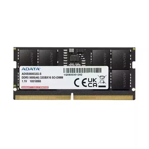 Adata Ad5s560016g-S, 16GB DDR5 5600MHz Sodimm CL46/1.1V