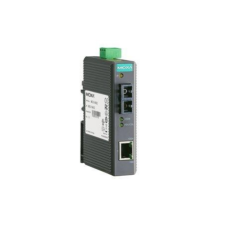 Moxa | Industrial 10/100 Media Converter, Multi-Mode, SC Connector.