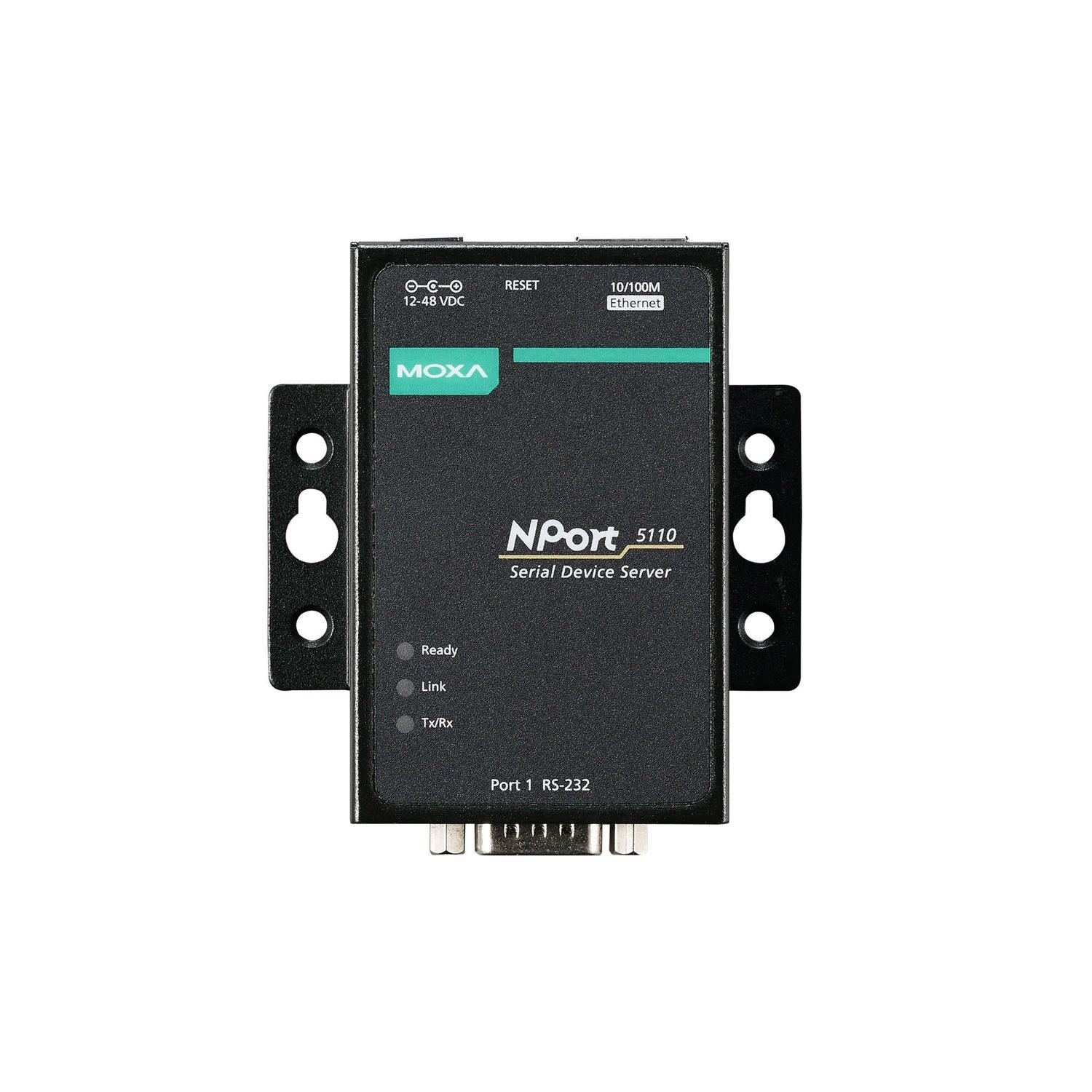 Moxa | 1 Port RS-232/422/485 Device Server, 0 To 55°C Operating Temperature.