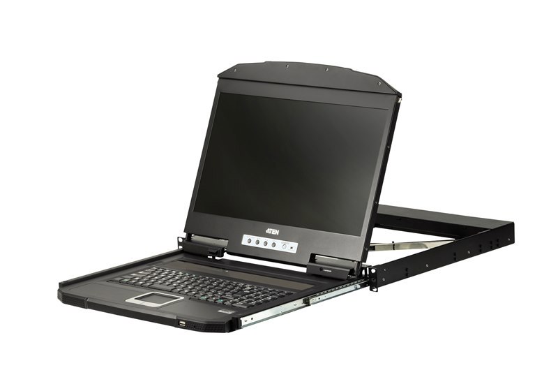 Aten (Cl3100nx-Ata-Au) 18.5" Short Depth Vga Single Rail LCD Console