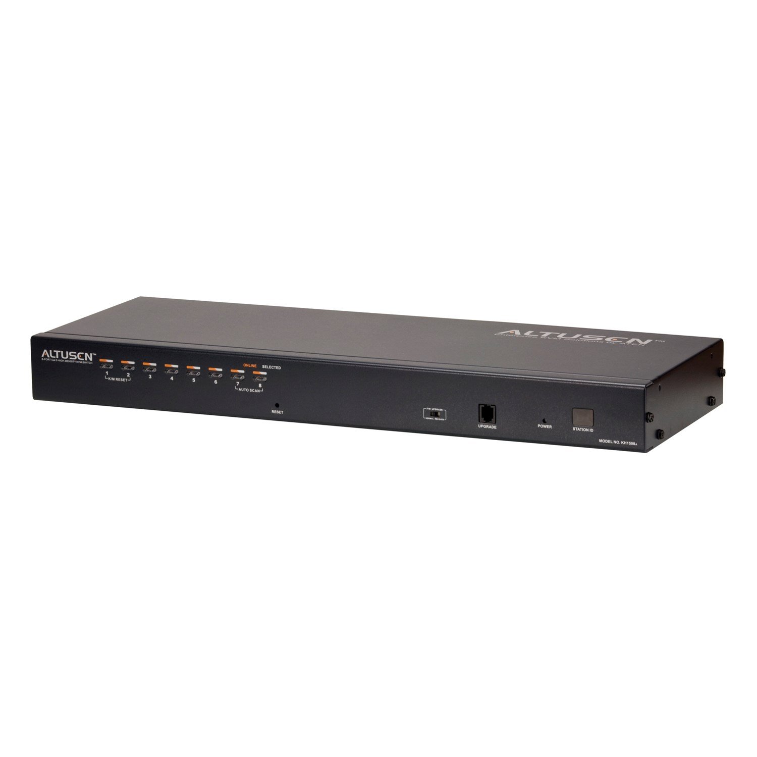 Aten (Kh1508a-Ax-U) 8Port Cat 5 High Density KVM SW W/Power Cable Us Altusen Usa.
