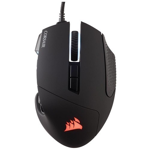 Corsair Scimitar RGB Elite Optical Moba/Mmo Gaming Mouse - Black