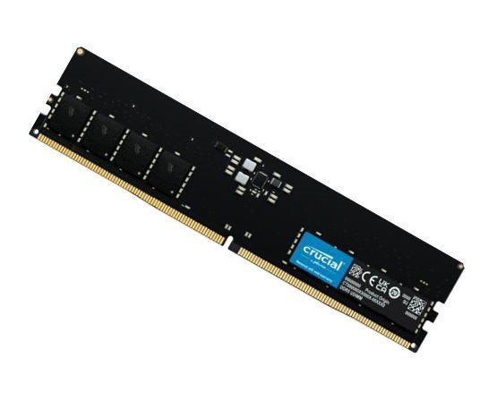 Crucial 8GB (1x8GB) DDR5 Udimm 4800MHz CL40 Desktop PC Memory For Intel 12TH Gen Cpu Or Z690 MB Intel XMP 3.0 Certified On-Die Ecc 2X DDR4 Bandwidth