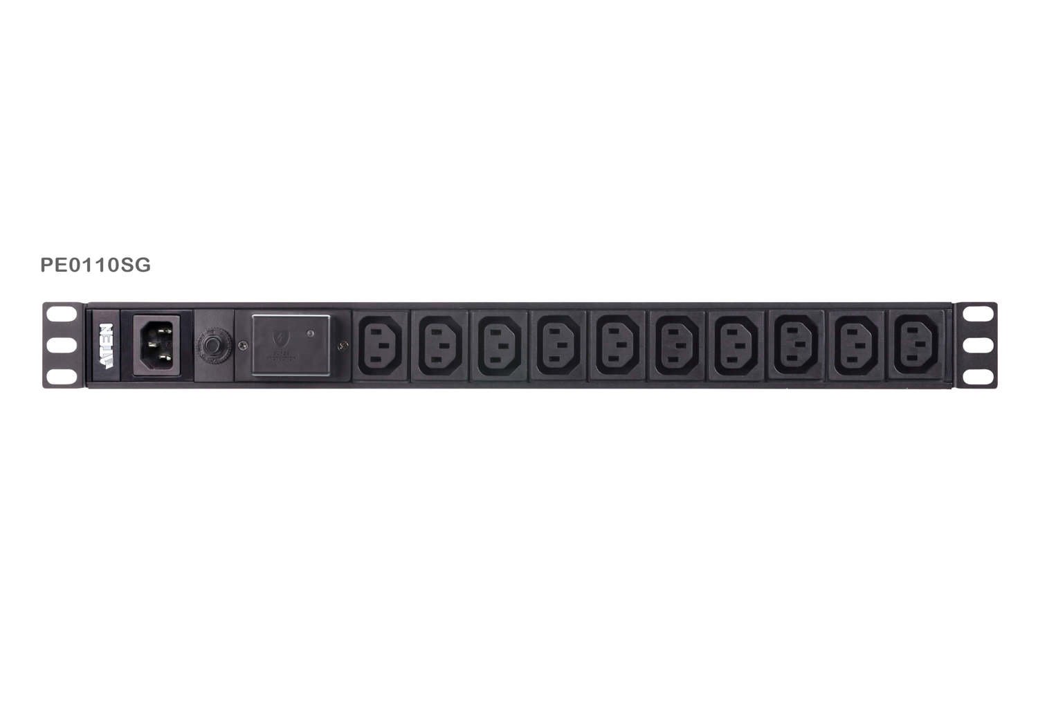 Aten Pe0110sg-At-G 10 Port 1U Basic Pdu With Surge Protection 2YR