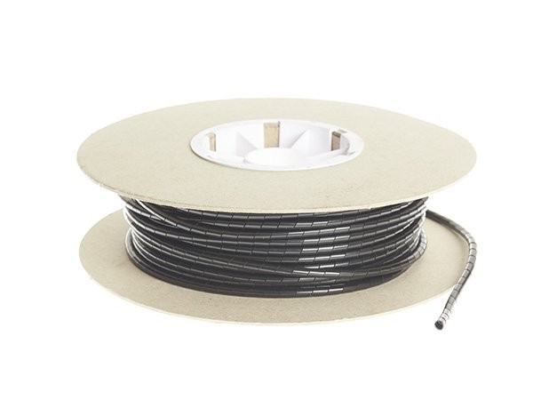 4Cabling Spiral Binding Cable Wrap - 30.5M X 19MM: Black