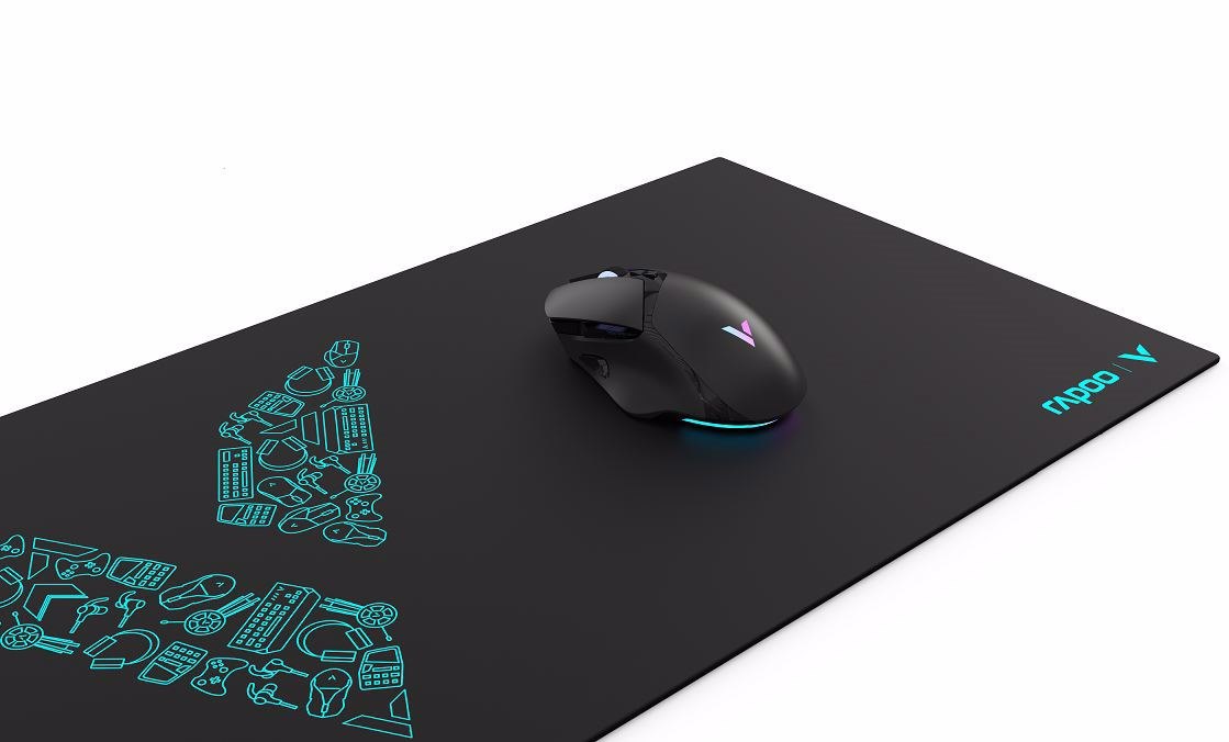 Rapoo V1L Mouse Pad - Extra Large Mouse Mat, Anti-Skid Bottom Design, Dirt-Resistant, Wear-Resistant, Scratch-Resistant, Suitable For Gamers/Gaming