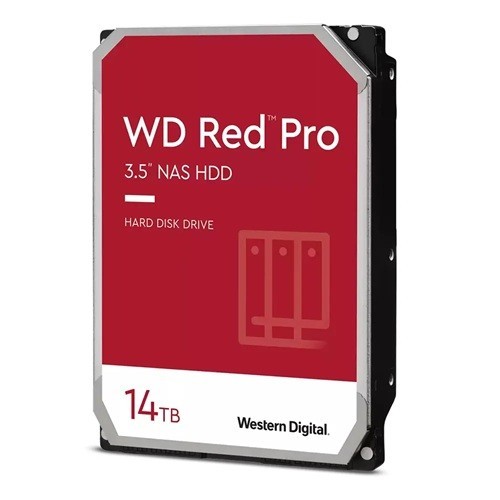 Western Digital WD Red Plus 14TB 3.5' Nas HDD Sata3 7200RPM 512MB Cache 24X7 180TBW ~8-Bays NASware 3.0 CMR Tech 3YRS WTY ~WD142KFGX
