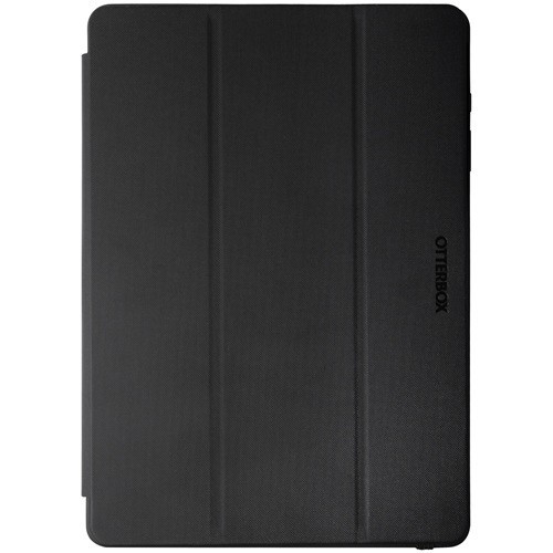 OtterBox React Folio Samsung Galaxy Tab S9+ (12.4') Case Black - (77-95124), Drop+ Military Standard, Pencil Holder, Multi-Position Stand, Raised Edge