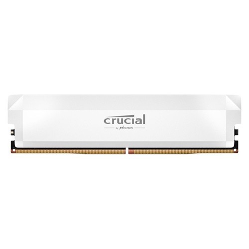 Crucial Pro 16GB (1x16GB) DDR5 Udimm 6400MHz CL38 White Heat Spreader Support Intel XMP Amd Ryzen For Desktop PC Gaming Memory