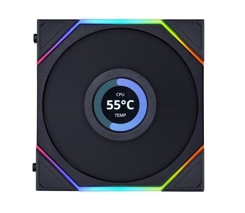 Lian-Li Lli Fan 140Mm-Uni-Fan-Rtl-Lcd-Black