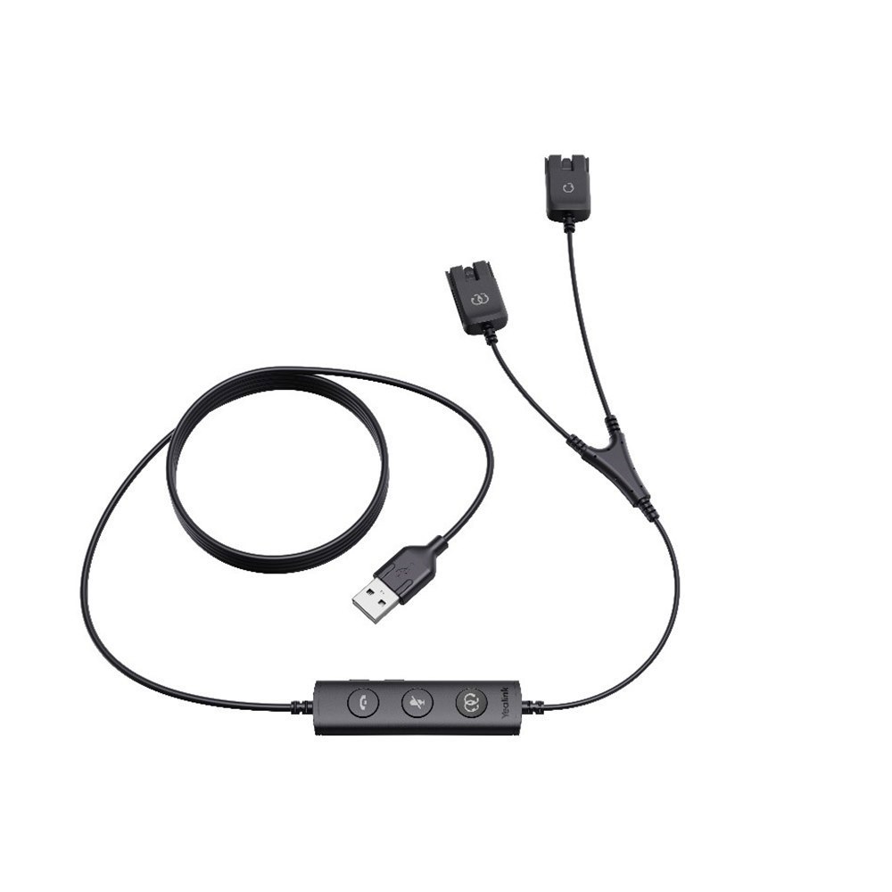 Yealink USB/QD Trainer Headphone Splitter