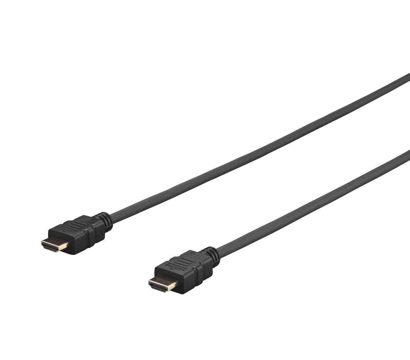 Vivolink Prohdmis7.5 Hdmi Cable 7.5 M Hdmi Type A [Standard] Black (Pro Hdmi 7 5M Slim Cable 2.0B - 4K@30Hz - 2K 60Hz 10.2Gb/s - Warranty: 144M)