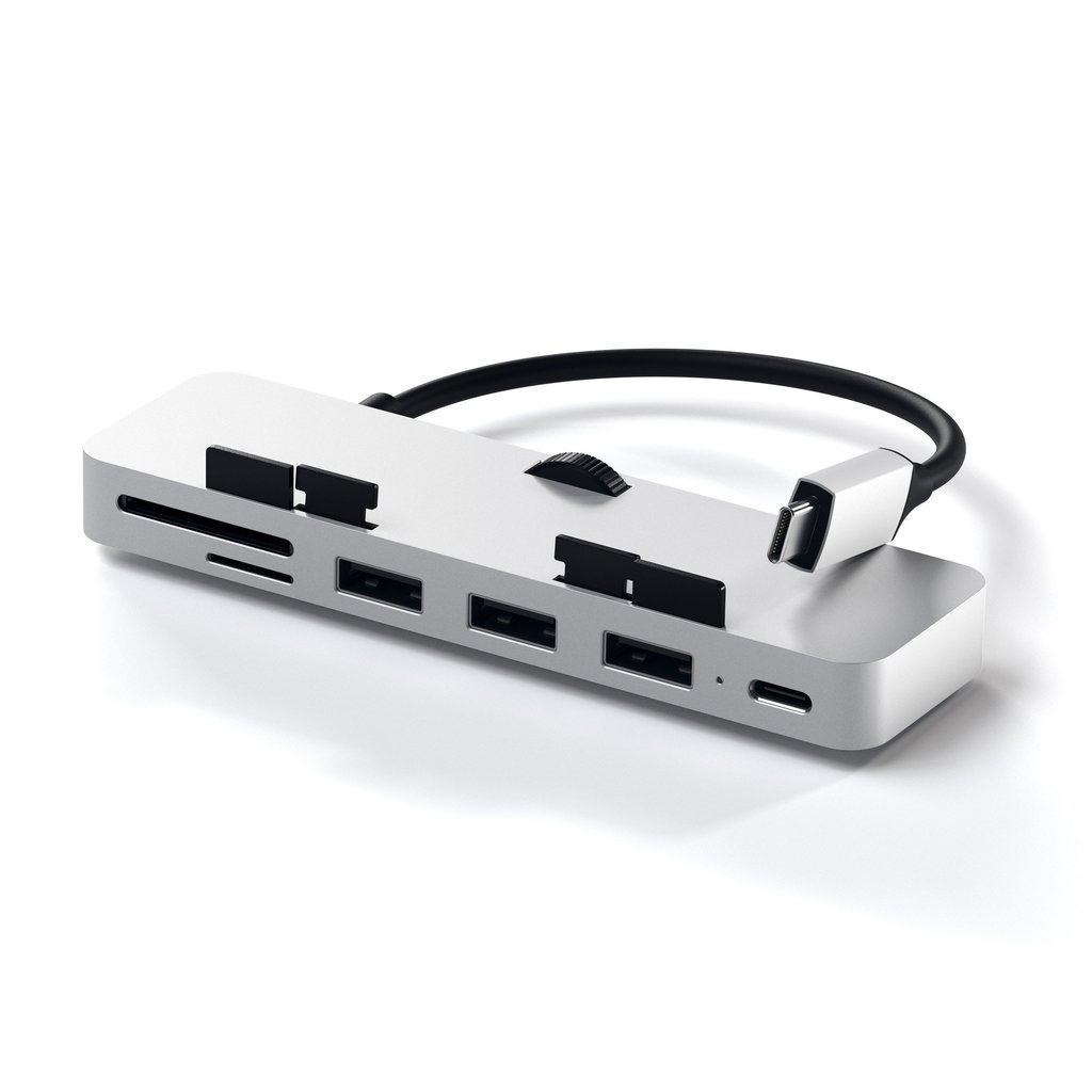 Satechi St-Tcimhs Laptop Dock/Port Replicator Usb 3.2 Gen 1 [3.1 Gen 1] Type-C Silver (Usb-C Clamp Hub Pro iMac - Silver St-Tcimhs Usb 3.2 Gen - 1 [3.1 Gen 1] Type-C Usb 3.2 Gen 1 [3.1 Gen 1] Type-A