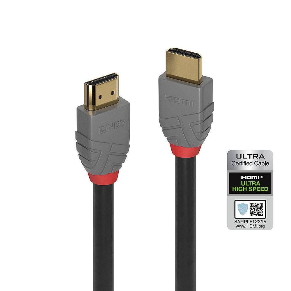 Lindy 2M Ultra High Speed Hdmi Cable Anthra Line (2M Ultra High Speed Hdmi Cable)