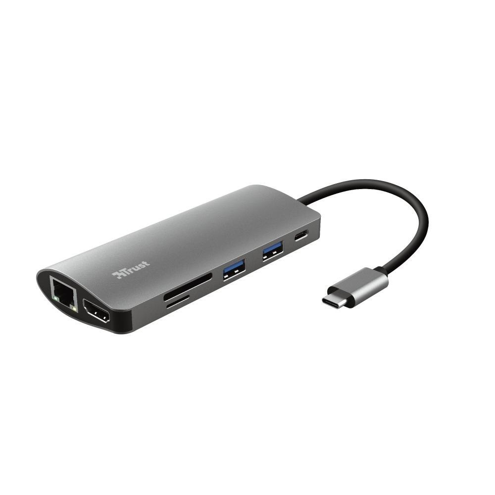 Trust Dalyx Interface Cards/Adapter Internal Hdmi RJ-45 Usb 3.2 Gen 1 [3.1 Gen 1] (Dalyx 7-In-1 Usb-C Adapter)