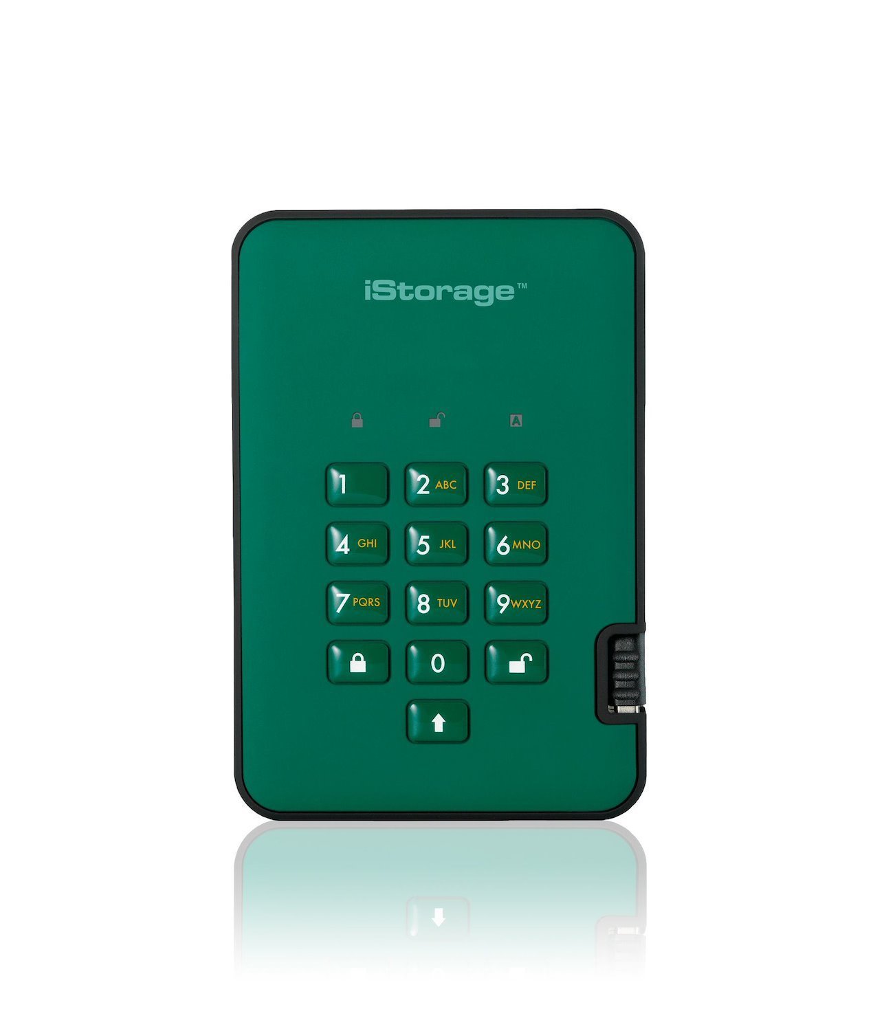 iStorage diskAshur2 256-Bit 128GB Usb 3.1 Secure Encrypted Solid-State Drive - Green Is-Da2-256-Ssd-128-Gn (diskAshur2 SSD 256-Bit 128GB - Green)