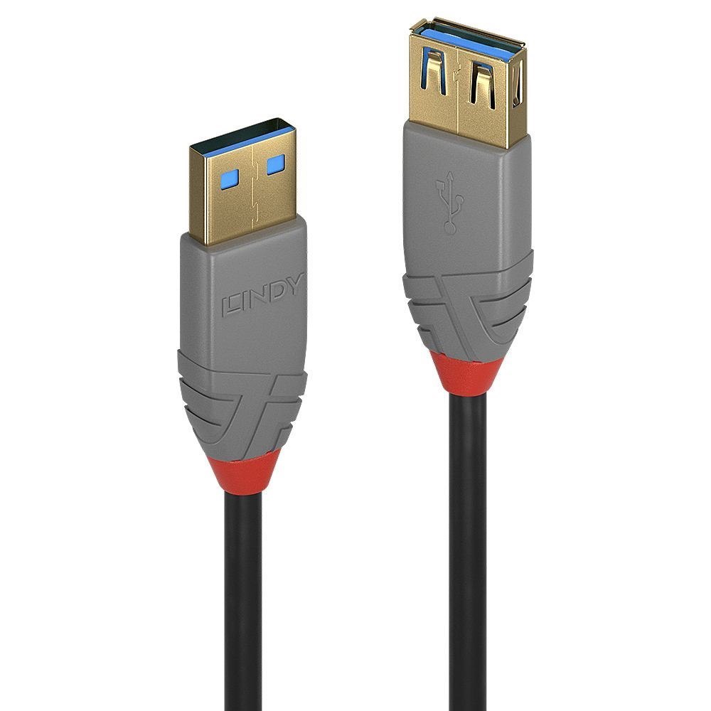 Lindy 1M Usb 3.2 Type A Extension Cable Anthra Line (1M Usb 3.0 Type A Extension CBL - Anthra Line)