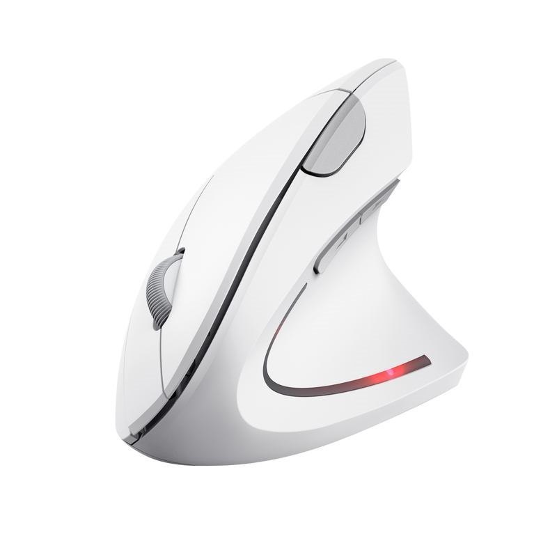 Trust Verto Mouse Right-Hand RF Wireless Optical 1600 Dpi (Verto Wireless Ergo Mouse White - )