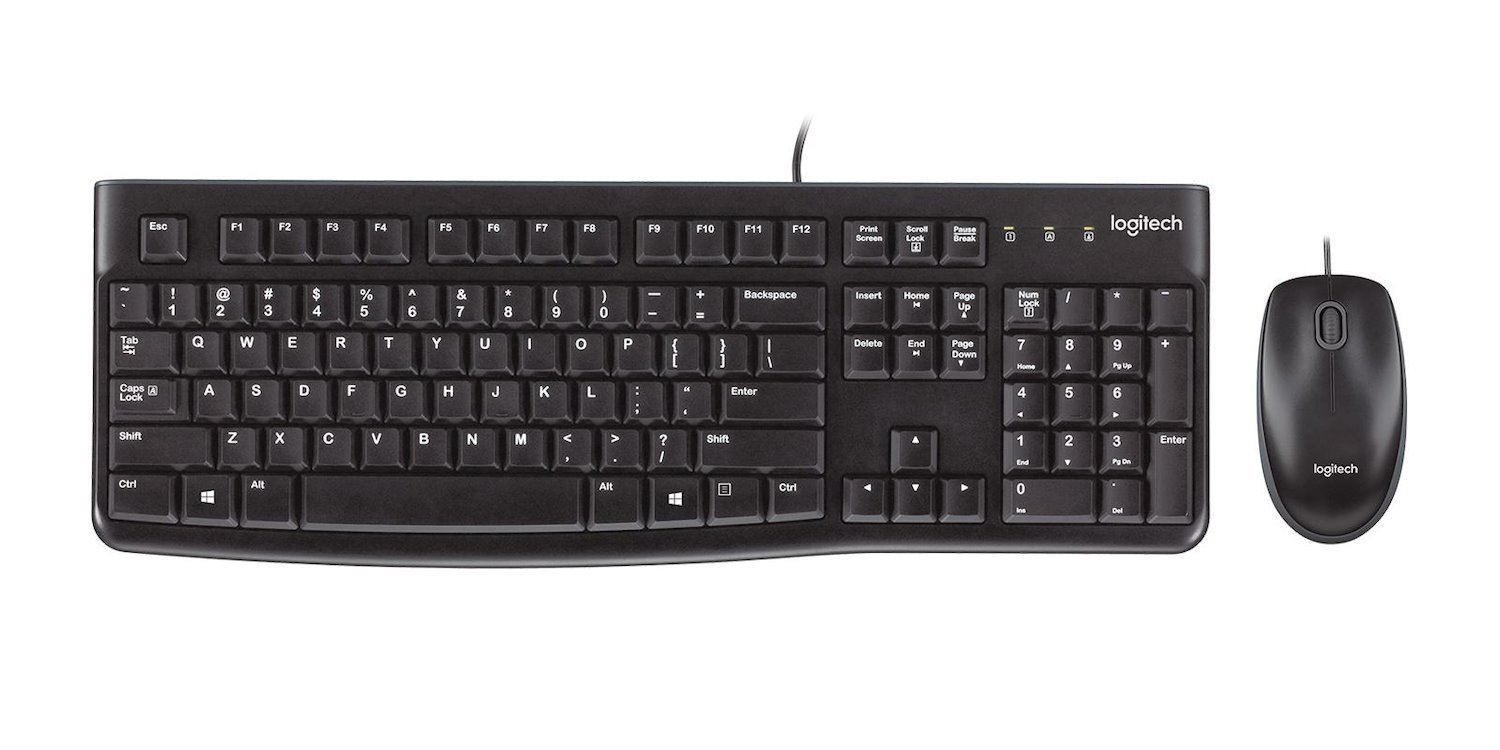 Logitech MK120 Black (MK120 - Black - Deu - Emea - ) - German Version