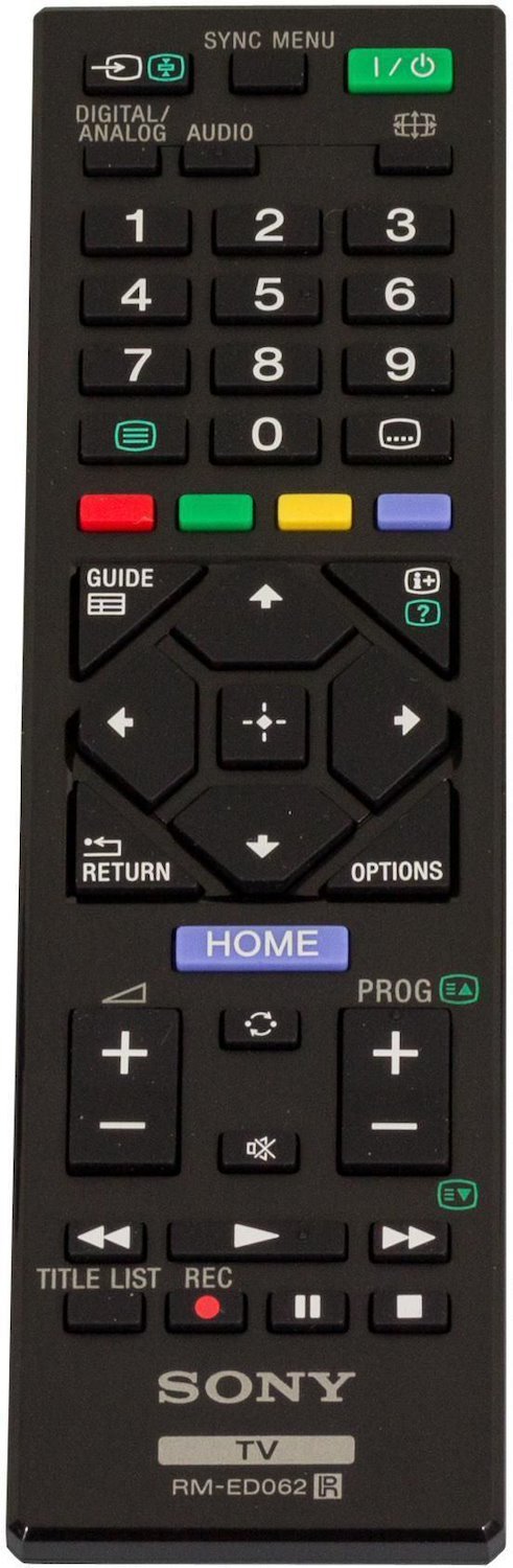 Sony Remote [Rm-Ed062] TCN 17TV018 - Remote Commander [Rm-Ed062] - Warranty: 6M