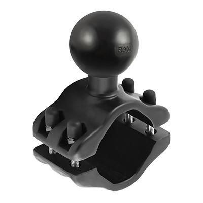 Ram Mounts Big Rail Base L- C-Size - Rail Clamp Ball Base For 2 - - 2.5 Rails 408.2 G - Warranty: 300M