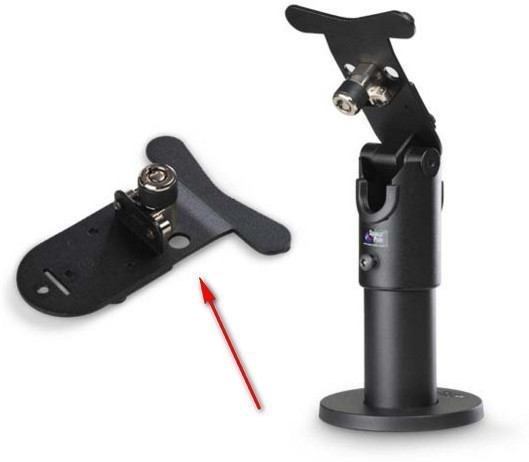 Ergonomic Solutions SpacePole Spa103 (Quick Release Adaptor For - X-Frame - Black - Warranty: 24M)