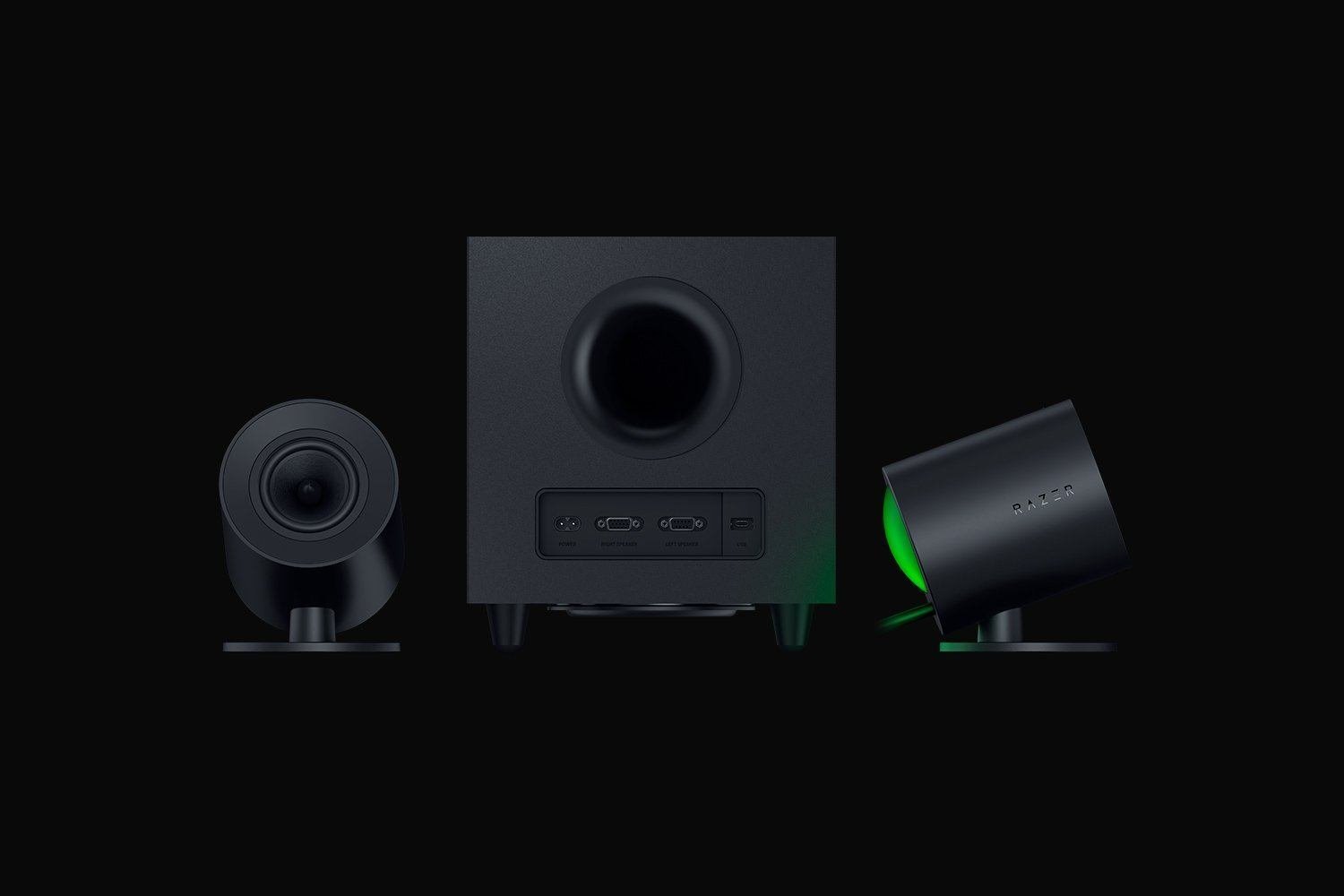 Razer Nommo V2 Loudspeaker Full Range Black Wired & Wireless (Razer 2.1 Gaming Speakers Nommo V2)