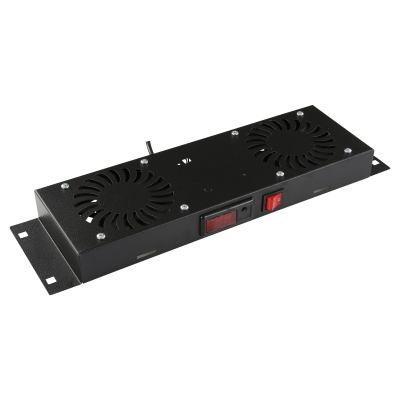 Lanview Logon Raf205bl Rack Accessory Fan Panel (2 Fans Digital Thermostat - Controlled Fan Module Black - Warranty: 24M)