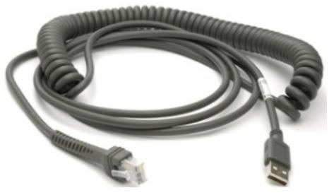 Zebra 4.60 m USB Data Transfer Cable for Scanner