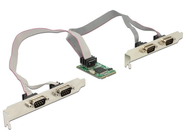 DeLOCK 95243 Interface Cards/Adapter Internal Serial (Delock Adapter Mini PCIe Karte >4 X Seriell RS-232+++)