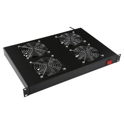 Lanview Logon Raf315bl Rack Accessory Fan Panel (4 Fans Analog Thermostat - Rack Mount Fan Module 1U - Warranty: 24M)