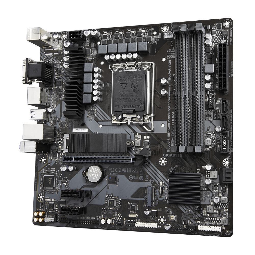 Gigabyte B760M DS3H DDR4 Motherboard Intel B760 Lga 1700 Micro Atx (Giga B760M DS3H DDR4 S1700/DDR4/2xDP-HDMI-VGA/Type-C/µATX)