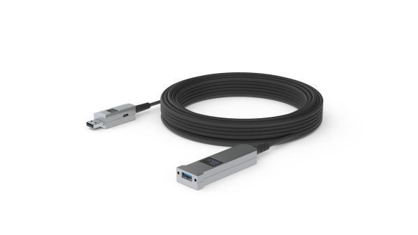 Huddly 7090043790450 Usb Cable 10 M Usb 3.2 Gen 1 [3.1 Gen 1] Usb A Black (Usb 3 Aoc Cable Am-Af L=10M - 7090043790450 10 M Usb A - Usb A 3.2 Gen 1 [3.1 Gen 1] 5000 Mbit/S Black - Warranty: 24