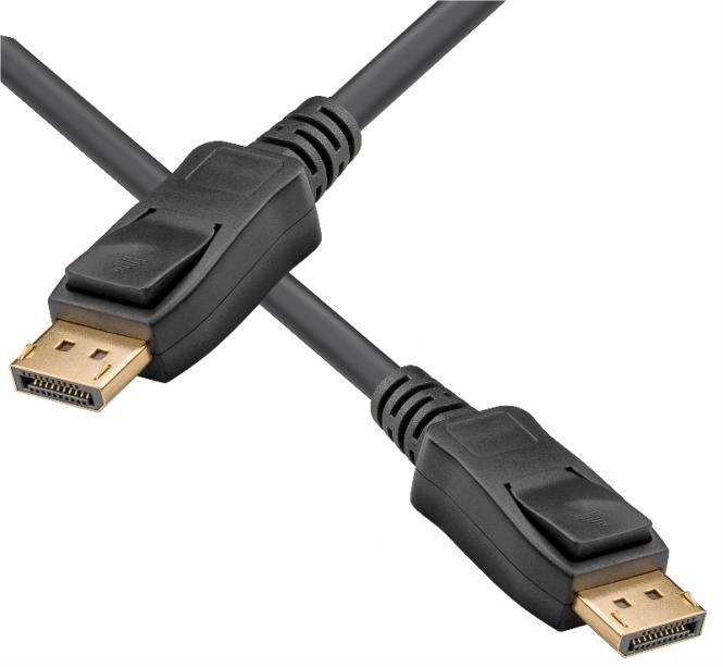 M-Cab 7001099 DisplayPort Cable 2 M Black (2M DP 1.4 Cable 8K60HZ Black - Premium Cu M/M)