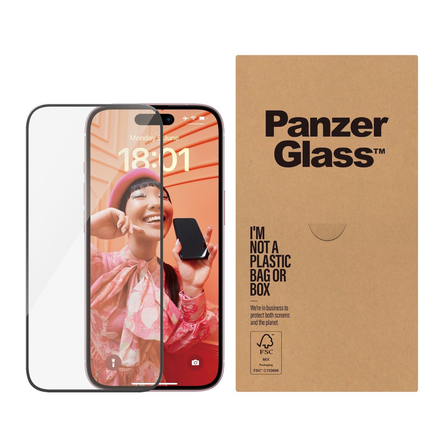 PanzerGlass ™ Screen Protector iPhone 15 | Ultra-Wide Fit W. EasyAligner (PanzerGlass Apple iPhone 15 Uwf Wa. Warranty: 2YM)