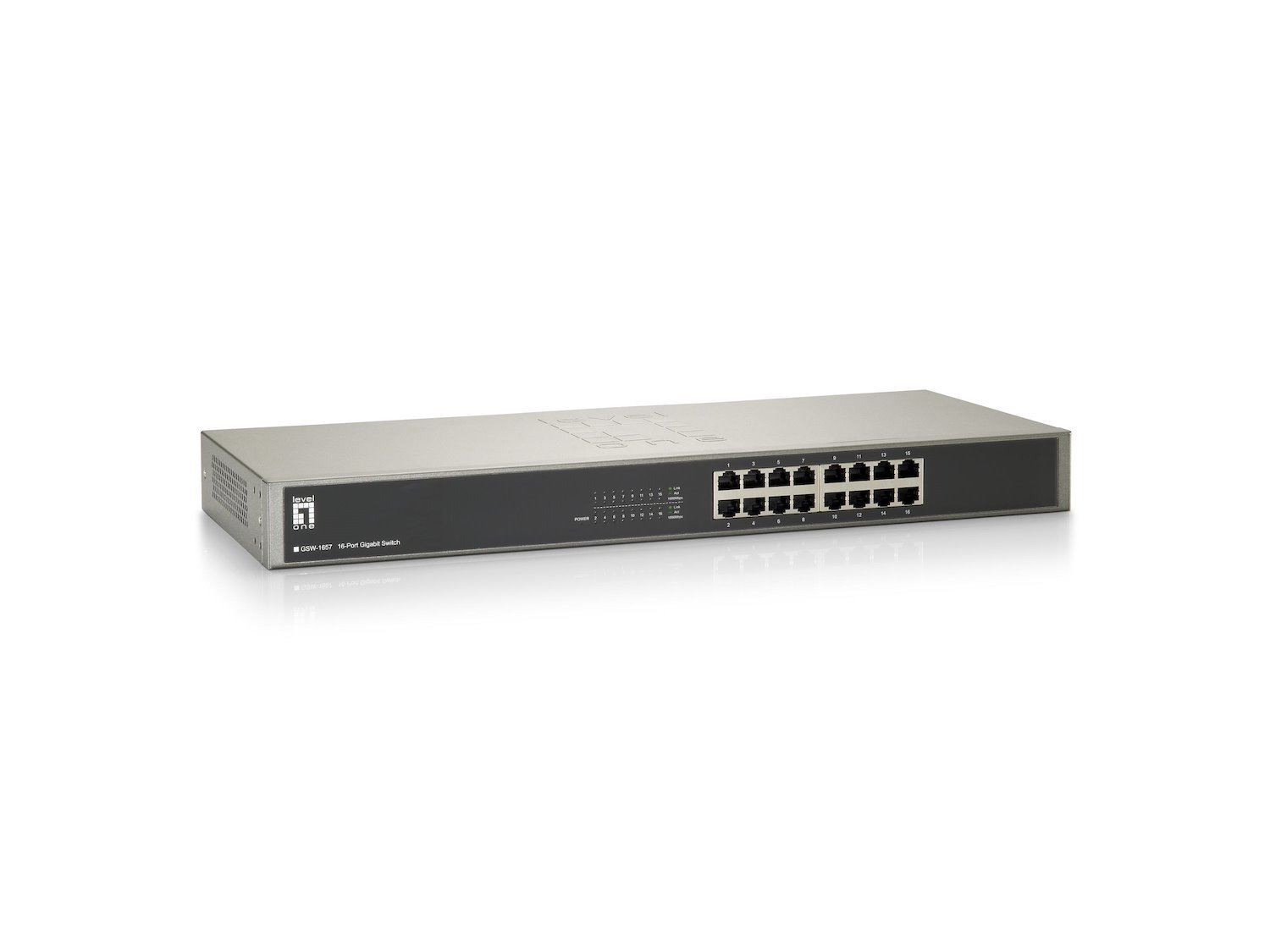 LevelOne 16-Port Gigabit Switch (LevelOne Switch 19 16X GBit Unmanaged)