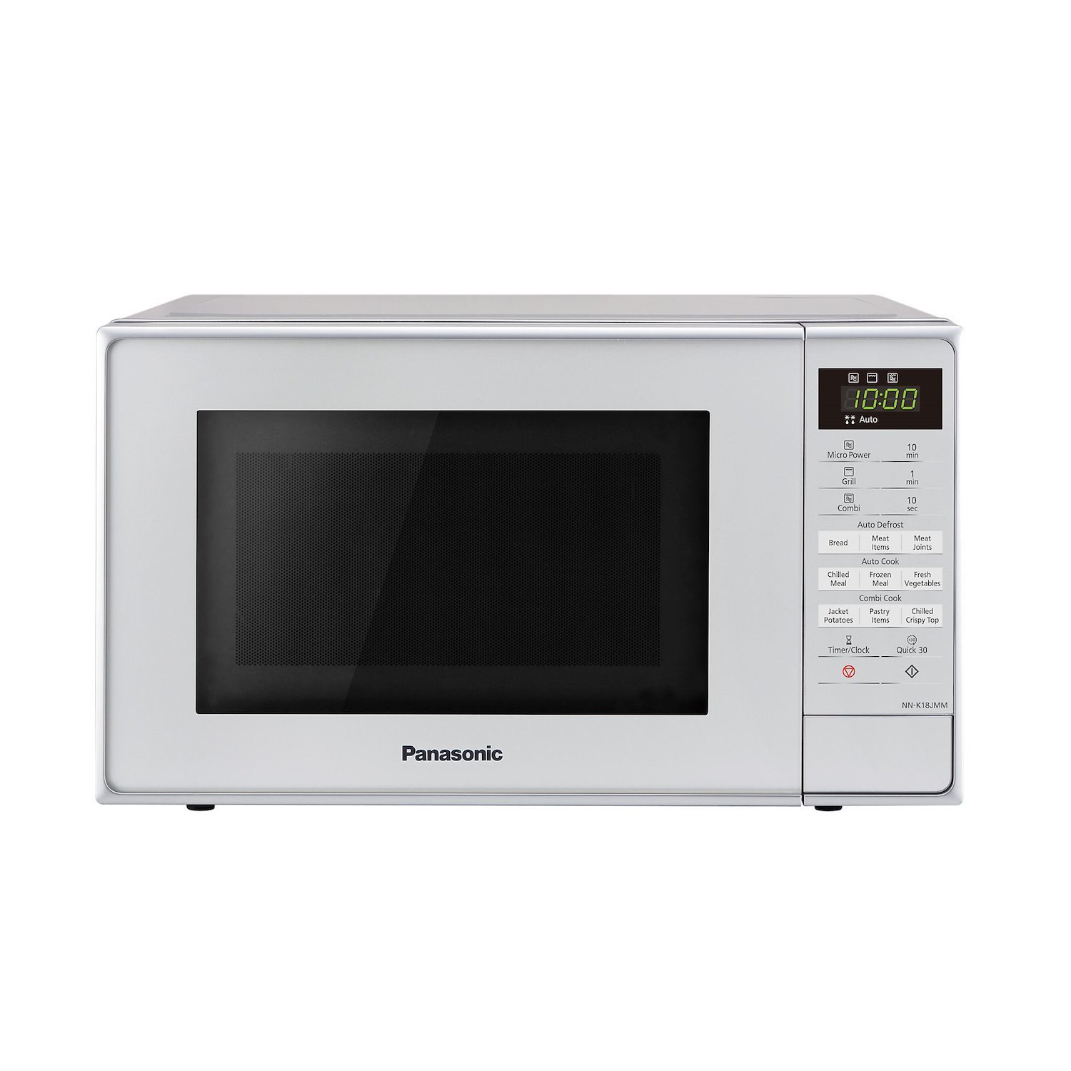 Panasonic NN-K18JMMBPQ Microwave Countertop Combination Microwave 20 L 800 W Silver (Panasonic 20 Litre Grill Silver)