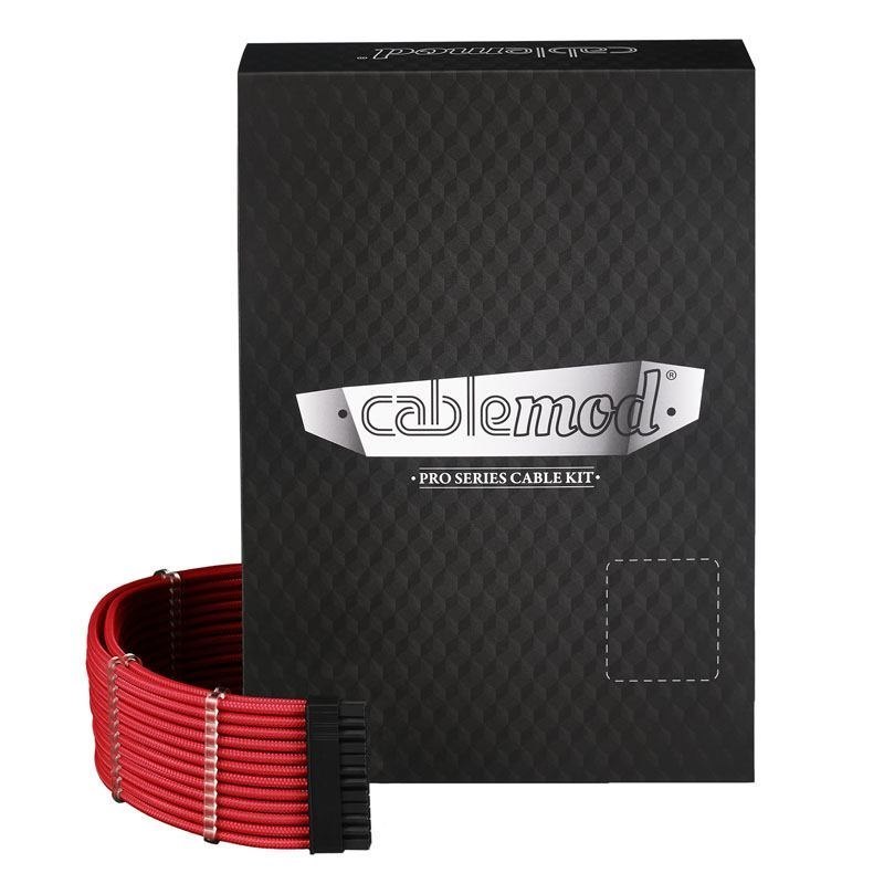 CableMod Pro ModMesh C-Series RMi RMx Cable Kit - Red [Black Label]