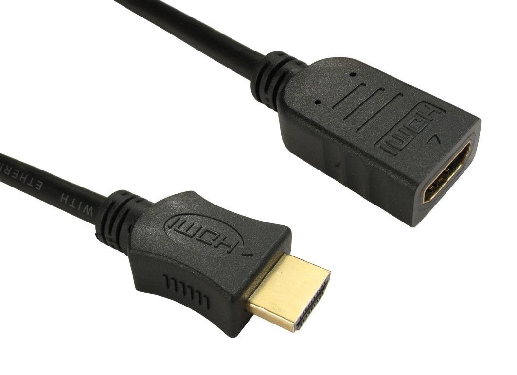 Cables Direct Hdmi 5 M Hdmi Cable Hdmi Type A [Standard] Black (5M High Speed Hdmi With Ethernet Extension Cable)