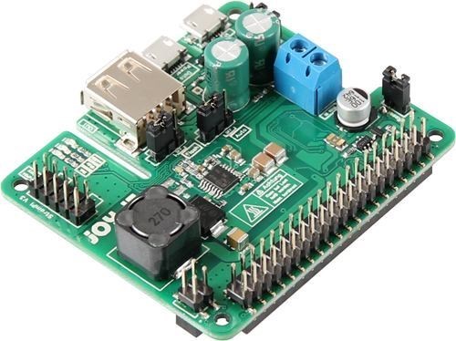 Raspberry Pi Joy-iT Rb-Strompi3 Development Board Accessory Expansion Board Black Blue Green Silver (Raspberry Strompi 3 - Micro-Usb Wide-Range6v-61V) - German Version