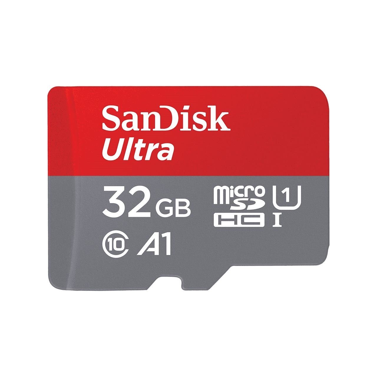 SanDisk Ultra microSD 32 GB MiniSDHC Uhs-I Class 10 (32GB Sandisk Ultra Microsdhc + - SD 100MB/S Class 10 Uhs-I Tablet)