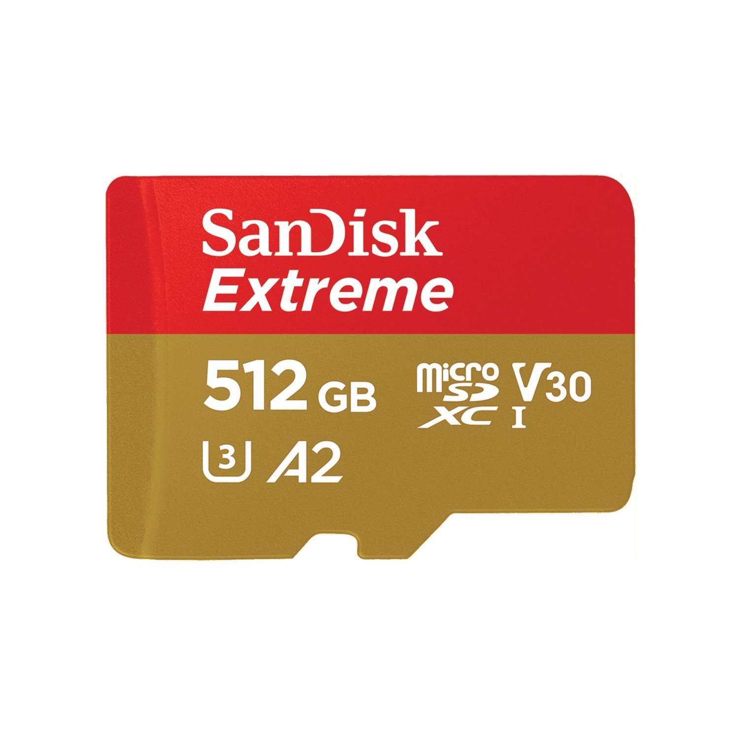 SanDisk Extreme 512 GB MicroSDHC Uhs-I Class 10 (Extreme Microsdxc 512GB+SD - Adapater 190MB/S 130MB/S A2 C10)